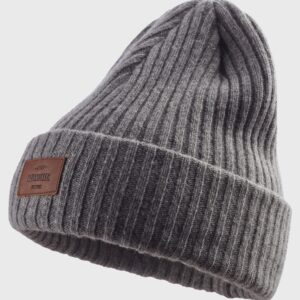 Klitmøller Collective - Heavy rib beanie - Light grey - One size