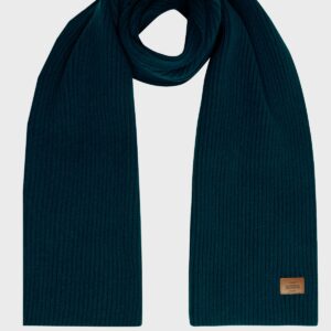 Klitmøller Collective - Heavy rib scarf - Petrol - One size