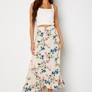 Object Collectors Item Paree HW Maxi Skirt Sandshell AOP: Flowe 34