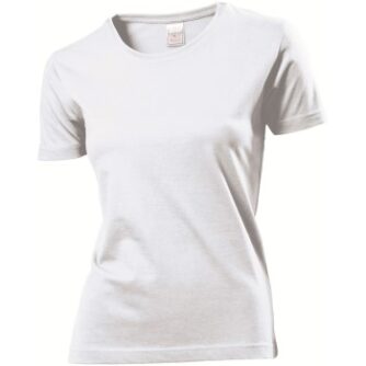 Stedman Classic Women T-shirt Hvid bomuld X-Small Dame