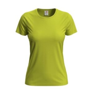 Stedman Classic Women T-shirt Limegrøn bomuld X-Small Dame