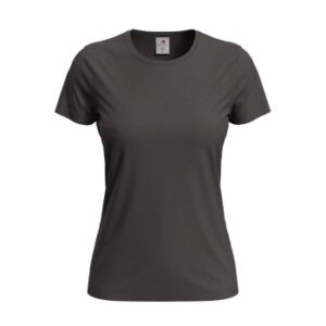 Stedman Classic Women T-shirt Mørkbrun bomuld X-Small Dame