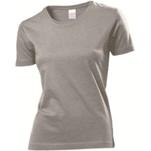 Stedman Classic Women T-shirt Mørkgrå bomuld X-Small Dame