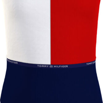 Tommy Hilfiger Colourblocked Onepiece Badedragt Piger Badetøj Blå 1214