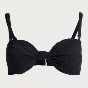 Vero Moda - Bikinioverdele & Bikini top - Black - Vmcarmen Swim Bandeau - Bikinier