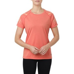 Asics Icon Short Sleeve T-shirt - Dame - Str. XS - Orange