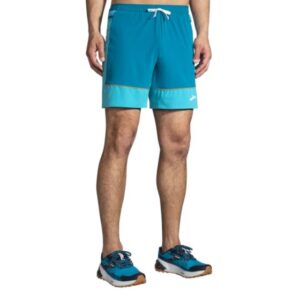 Brooks High Point 7" 2-in-1 Short - Herre - Str. XS - Blå