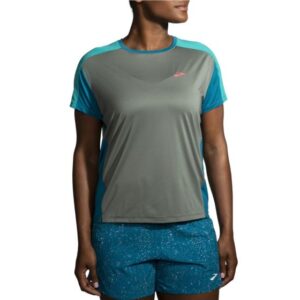 Brooks Sprint Free Short Sleeve 2.0 - Dame - Str. S - Blå