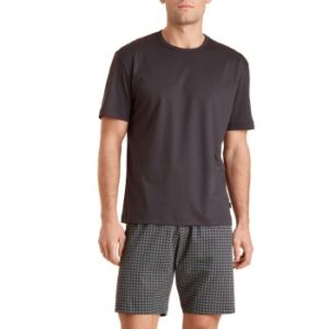 Calida Rekax Streamline 2 Short Pyjamas Brun mønstret bomuld Large Herre