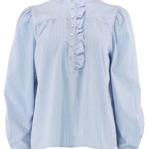 Continue - Bluse - Arianna Stripe - Blue Stripe