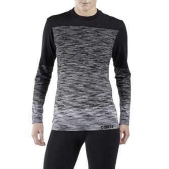 Craft Wool Comfort 2.0 Crewneck Long Sleeve - Dame - Str. XS