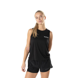 Liiteguard Ground Tech Singlet Damer Kortærmet Tshirts Sort S