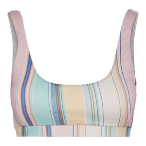 Pieces - Badetøj - PC Aia Bikini Top - Eggnog/Multi color