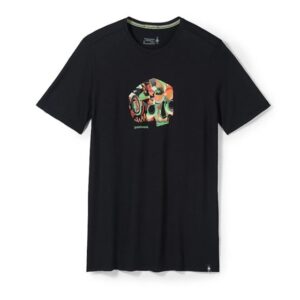 Smartwool Def Lyfe Short Sleeve Graphic Tee Slim Fit - Herre - Str. S - Sort