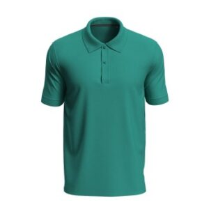 Stedman Henry Polo Short Sleeve Grøn bomuld Small Herre