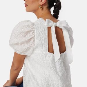 VERO MODA Vmnynne 2/4 Open Back Top Bright White M