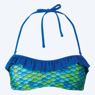 Fin Fun havfrue bikini top til piger - Aussie Green (Grøn)