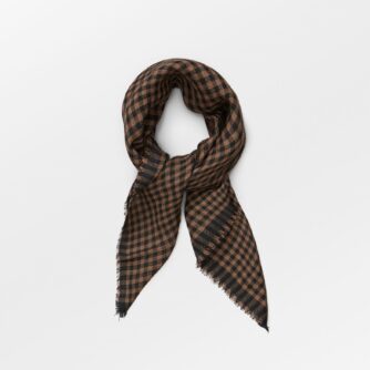 Gingham Woo Scarf