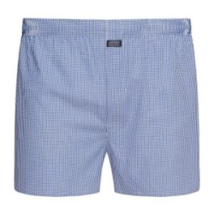 Jockey Woven Poplin Boxer Shorts Marine/Ternet bomuld XX-Large Herre