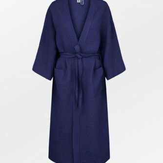 Solid Gauze Luelle Kimono - Navyblå