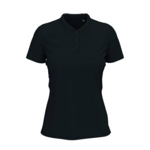 Stedman Claire Short Sleeve Polo Mørkblå ringspundet bomuld X-Small Dame