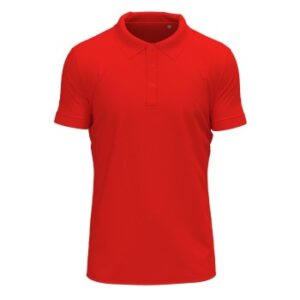 Stedman Clive Short Sleeve Polo Rød ringspundet bomuld Small Herre