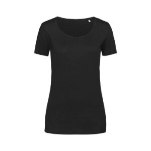 Stedman Finest Cotton T For Women Sort bomuld Small Dame