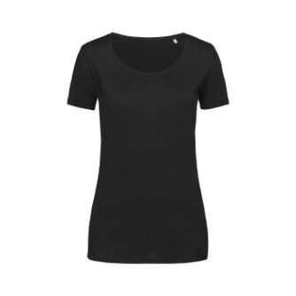 Stedman Finest Cotton T For Women Sort bomuld Small Dame