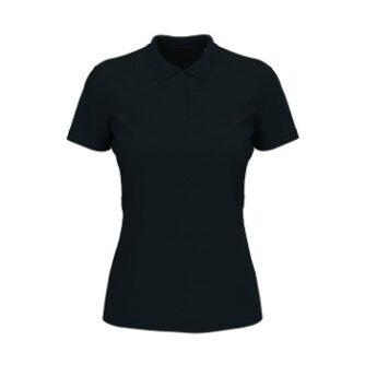 Stedman Lux Short Sleeve Polo For Women Mørkblå bomuld X-Small Dame