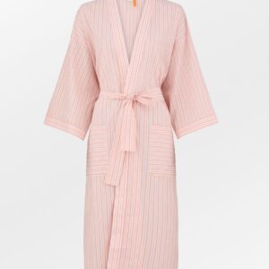 Stripel Luelle Kimono - Lyserød