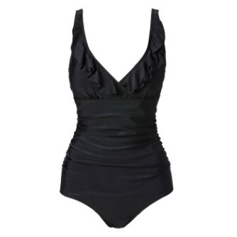 Trofe Rimini Solid Swimsuit Sort 36 Dame