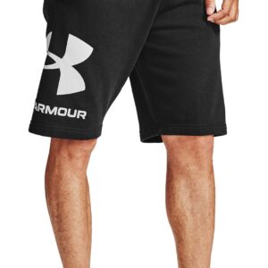 Under Armour Rival Fleece Big Logo Shorts Herre Sort