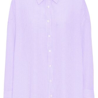 A-View - Skjorte - Sonja Shirt - Purple/White