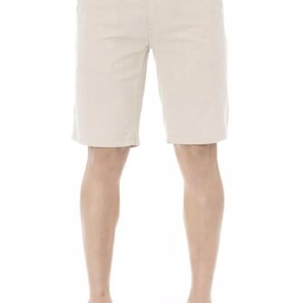 Baldinini Trend Beige Cotton Bermuda Shorts