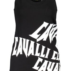 Cavalli Class Chic Wide-Shouldered Printed Tank Top