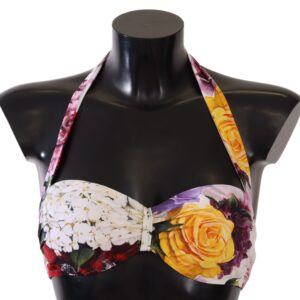 Chic Floral Print Bikini Top - Summer Essential