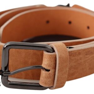 Chic Light Brown Leather Fashion Belt