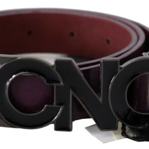 Costume National Elegant Leather Fashion Belt in Rich Brown