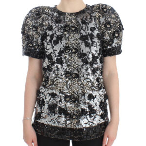 Dolce & Gabbana Crystal Embellished Knight Inspired Top