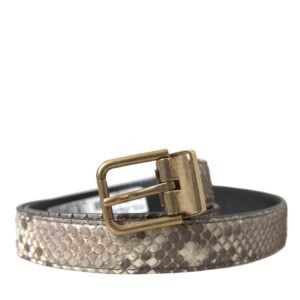 Dolce & Gabbana Elegant Italian Leather Belt