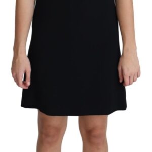 Dolce & Gabbana Elegant Sleeveless Black A-Line Mini Dress