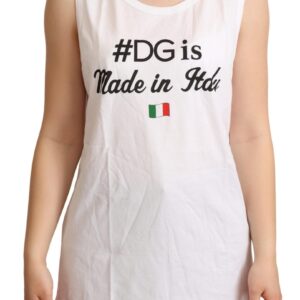 Dolce & Gabbana Elegant Sleeveless Cotton Tank Top