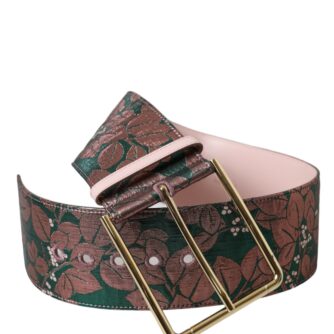 Dolce & Gabbana Multicolor High-Waist Statement Belt