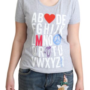 Elegant Alphabet Printed Cotton Tee