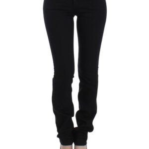 Elegant Black Straight Leg Jeans