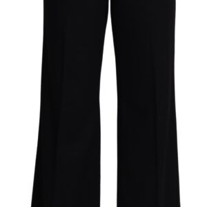 Elegant Cashmere Wide Leg Trousers