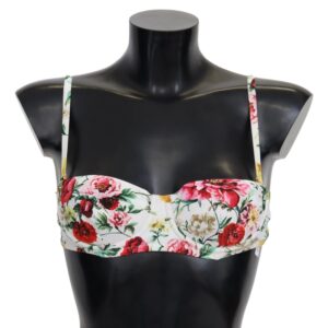 Elegant Floral Bikini Top - Summer Chic