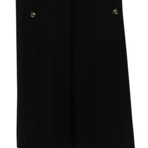 Elegant High Waist Wide Leg Wool Pants