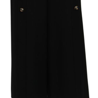 Elegant High Waist Wide Leg Wool Pants