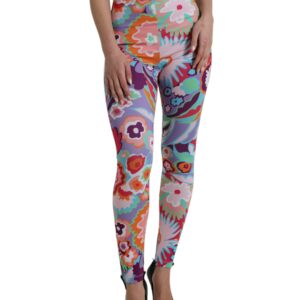 Enchanting Floral Print High-Waist Leggings